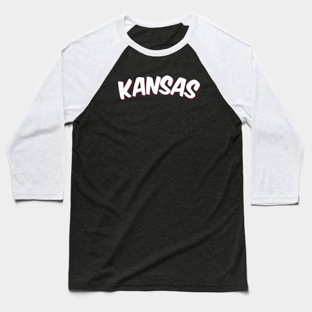 Kansas Baseball T-Shirt by ProjectX23Red